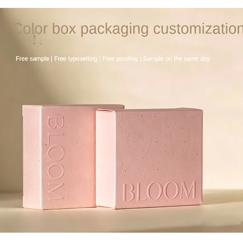 Custom Special Paper Double Insert White Card Embossed Scrub Foshan Carton Box for Medicine Cosmetics Skin Care Set Packaging