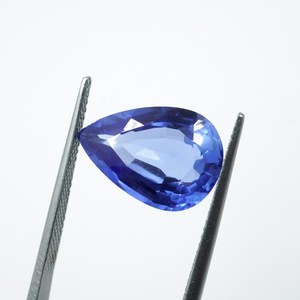 HAYAAT GEMS - Gema de Zafiro Azul Cultivada en Laboratorio, 6.60 Ct, Corte Pera Facetado (15x10x5MM) para la Elaboración de Joyas - Product Image 3