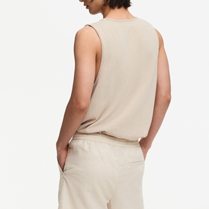 Best Quality 100% Cotton Men's Summer Athletic Fitted Shorts with <b>Elastic</b> Waist Quick-Drying <b>String</b> Pockets Bermuda Style - Product Image 4