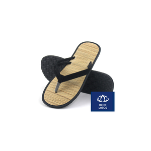 Sandalias Planas de Lino Sostenible de Alta Calidad, Estilo Casa y Hotel, Suaves, Ligeras, Desodorantes, para Todas las Temporadas, Marca BLUE LOTUS FARM - Product Image 5