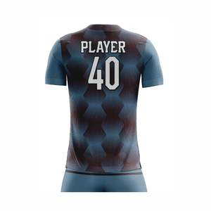 Uniformes de Fútbol Personalizados 100% Poliéster, Camisetas Ligeras y Transpirables de Manga Corta, Fabricante OEM ODM, Logotipo Personalizado - Product Image 5