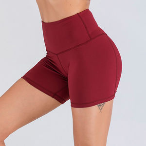 Shorts de motard taille haute pour femme, nouveau style, respirants, en Spandex/Polyester, fabriqués au Pakistan, extensibles, confortables, avec ceinture – Vente en gros - Product Image 5