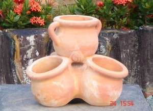 Elegantes Macetas Modernas de Terracota Italiana para Interiores/Exteriores, Macetas Ecológicas para Jardín, Talladas a Mano, Juego de 3/4 - Product Image 2