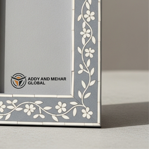 Hot Selling Bone Inlay Photo <b>Frame</b> with Floral Vine Pattern Luxury Decorative Wood <b>Frame</b> for Home Decor and Gifts - Product Image 5