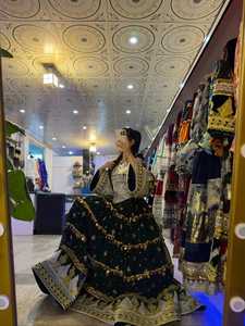 Precios al por mayor Último diseño Vestidos afganos Kuchi para mujer Vestido afgano con bordado elaborado hasta el tobillo Transpirable para mujer - Product Image 6