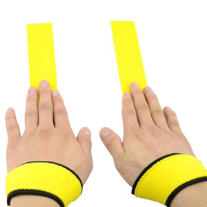 Sangle de levage en cuir personnalisable pour la gym – Antidérapante, réglable, légère – Support de poignet très extensible pour la musculation - Product Image 4