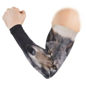 Manchons de protection solaire unisexes en nylon résistants à l'eau, imprimés animaux, pour la moto, la randonnée, le camping et la plage - Product Image 1