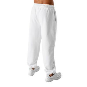 Men's <b>White</b> Oversized Sweatpants Relaxed Fit Premium Fleece <b>Jogger</b> Pants Casual Workout Gym Training Everyday Sportswear - Product Image 2