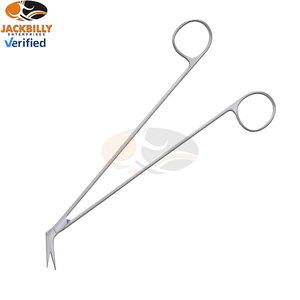 Ciseaux vasculaires manuels De Bakeiy en acier inoxydable, instruments médicaux de précision, pointe angulaire tranchante, chirurgicaux professionnels - Product Image 6