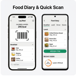 Application de comptage des calories RoyalCraft – Suivi des calories, planificateur de régime, guide nutritionnel et perte de poids IOS/Android/Linux/Mac - Product Image 2