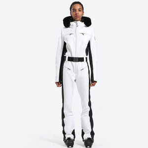 Traje de Esquí de Una Pieza para Mujer, Impermeable, con Cuello de Piel, Traje de Esquí para Mujer, Traje de Snowboard para Hombre, Traje de Esquí Aislado - Product Image 5