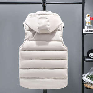 Gilet chauffant intelligent sans manches pour homme, imperméable, avec logo personnalisé, pour l'été, sans col, pour la chaleur et la recharge - Product Image 4