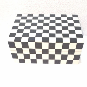 Cajas de Almacenamiento de Joyería Modernas Hechas a Mano con Incrustaciones de Hueso de Lujo y Patrones Tradicionales para Exhibición en Boutiques - Product Image 3