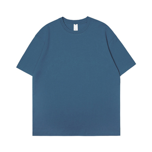 Camiseta de Algodón Premium para Hombre, Cuello Redondo, Lisa, Suave, Informal, Estilo Urbano, Personalizable con Logotipo, OEM, ODM, Venta al Por Mayor - Product Image 1