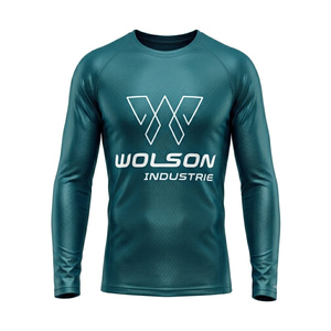 Camiseta Deportiva de Manga Larga para Hombre, Informal, de Verano, Elástica, Transpirable, de Secado Rápido, para Fisicoculturismo, Running y Entrenamiento de Fuerza - Product Image 2
