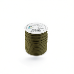 Corda da Marinaio Ilan 4mm 14.3m Verde Militare per Braccialetti - Product Image 1