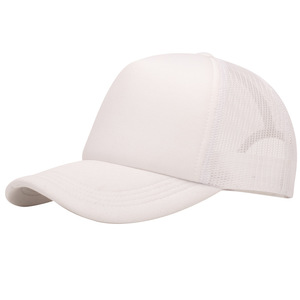 Wholesale 5 Panel Cotton Mesh Trucker Hat Custom Logo Printed Hip Hop Baseball Sports Cap Y2K Style for Beach Wear - Product Image 1