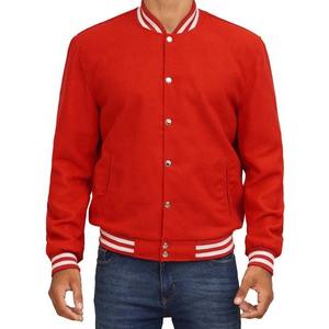 แจ็คเก็ตวาร์ซิตี้แบบกลับด้านได้สำหรับผู้ชาย ดีไซน์สั่งทำพิเศษ กันลม ปักลาย แขนหนัง คอตั้ง โลโก้ด้านหน้า - Product Image 1