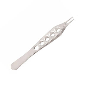 Pinzas Adson para tejido, ligeras, de 4.75 pulgadas, puntas rectas, 1x2 dientes, instrumento quirúrgico - Product Image 2