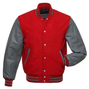OEM Customizable <b>Vintage</b> Baseball Letterman <b>Varsity</b> <b>Jacket</b> for Men 100% Wool Custom Chain Chenille Patch Winter Knitted - Product Image 4