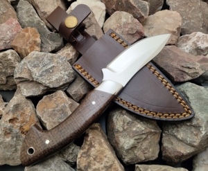 Couteau utilitaire d'extérieur en acier inoxydable de qualité supérieure avec poignée confortable pour le camping, la pêche et les voyages - Product Image 4
