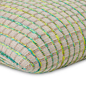 Sol 060 Mode Living <b>Cushion</b> Pillow <b>Cover</b> 50% Cotton 35% Polyester 15% Viscose Grid/Check Pattern Casual/Coastal/Contemporary - Product Image 3