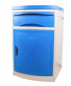 Mesa de Noche para Hospital, Acero Inoxidable Clase I, Gabinete de Almacenamiento - Product Image 3