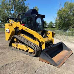 Chargeuse compacte sur chenilles CAT Caterpillar 299D3 XE de 2 tonnes avec chenilles et attache-benne - Product Image 2