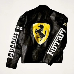 Veste en cuir de course rouge F1 de qualité supérieure |   Écusson d'équipe Motorsport Formula Series haute performance Grand Prix Culture Vivid en gros - Product Image 5