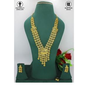 Conjuntos de joyería de boda turca collar de flores joyería chapada en oro joyería 24K chapado en oro Dubai collar y pulsera conjunto indio - Product Image 6