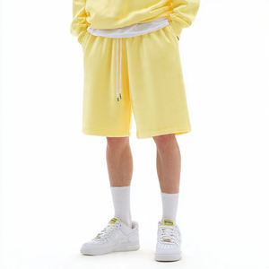 Pantalones Cortos de Chándal de Invierno para Hombre, de Pierna Ancha, con Cintura Alta y Cordón Ajustable, Estilo Holgado, de Tejido Pesado 550 Gsm - Product Image 3