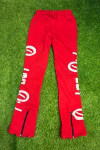 <b>Wholesale</b> High Waist Streetwear <b>Flared</b> Trouser French Terry Street Style Distressed Embroidery Staked Trouser - Product Image 5
