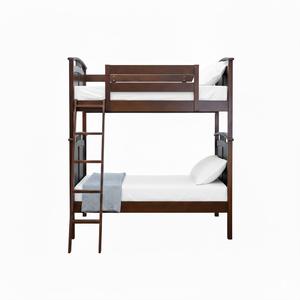 Cama litera doble tradicional de madera de haya, apilable, ecológica, con certificación CPSC y ASTM, ¡la más vendida! - Product Image 3