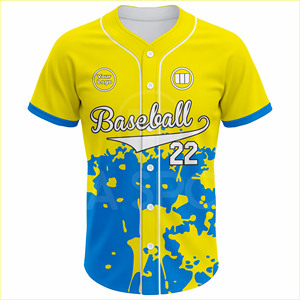 Custom Team <b>Name</b> Baseball Jersey Uniform Set Breathable Quick Dry Sublimation Front Team Sportswear 100% Polyester Four-Way - Product Image 2