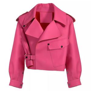 Chaqueta de Cuero para Mujer, Diseño Clásico 2026, Alta Calidad, en Venta, la Mejor Calidad para Damas - Product Image 1