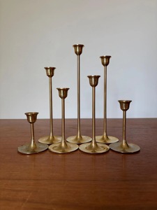 Attractive Eco-Friendly <b>Brass</b> Pillar <b>Candle</b> <b>Holder</b> for Wedding Christmas Valentine's Day-Reusable Customized Designs High - Product Image 3