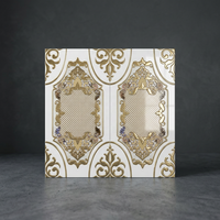 Carreaux muraux numériques en céramique effet sucre 30x60 pour décoration intérieure design, 12x24, de l'Inde, haute brillance, effet surligneur