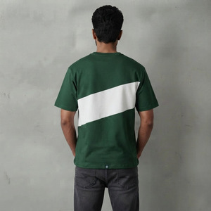 เสื้อยืดโอเวอร์ไซส์สตรีทแวร์ผู้ชาย พิมพ์โลโก้ได้ตามต้องการ ทรงหลวมไหล่ตก  สร้างแบรนด์ของคุณเอง - Product Image 2