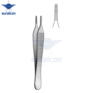 Pinzas Hudson-Ewald de 12 cm / 4-3/4 Pulgadas, Instrumento Quirúrgico de Acero Inoxidable para Manipulación Precisa de Tejidos en Cirugía General - Product Image 3