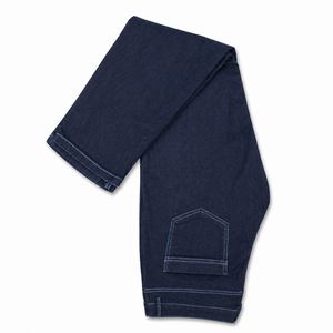 Jean en denim pour femme, délavé clair, coupe large, taille haute, coupe droite, longueur intégrale, style décontracté, 100% coton, couleur unie, avec fente - Product Image 3