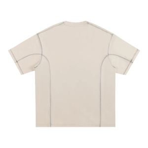 เสื้อยืดผู้ชายผ้าฝ้าย 100% คุณภาพสูง สไตล์ลำลองสำหรับฤดูร้อน คอกลม ทรงหลวม สีพื้น เสื้อยืดผู้ชาย - Product Image 2