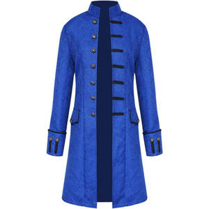 Veste de queue-de-pie vintage pour homme, style gothique, longue, steampunk, formelle, victorienne, costume pour Halloween - Product Image 2