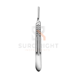 Manche de scalpel micro-lame en acier inoxydable professionnel pour usage dentaire, instrument chirurgical manuel, outil médical OEM par SurgiRight - Product Image 2