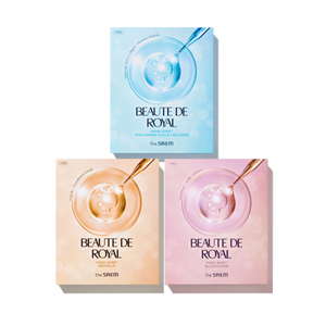 Masque en tissu The Saem for Beaute Royal à l'acide hyaluronique, 10 feuilles, hydratant avec peptides pour le visage - Product Image 1