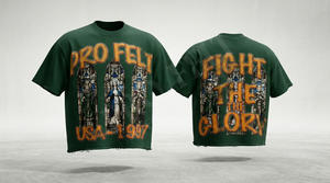 Fabricante de Ropa Personalizada de Moda Urbana, 100% Algodón, Cómoda, Moderna, Elegante, Impresión Digital, Transpirable, Estilo Hip Hop - Product Image 3