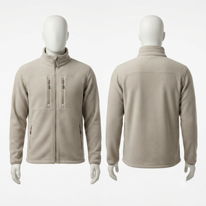 Veste de travail d'hiver unisexe en polaire douce 300 GSM, imperméable et respirante, avec capuche, personnalisable à l'avant (OEM/ODM) – Fabrication en usine, style décontracté - Product Image 1