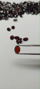 Granate Rojo Zambiano Natural de Alta Calidad, Corte Ovalado de 6*8 mm, Certificado por Terceros, para Joyería - Product Image 2