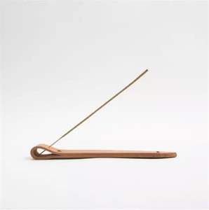 Quemador de incienso de madera estilo vintage para decoración del hogar o templo, atrapador de cenizas de madera natural, soporte para varillas de incienso largas - Product Image 4