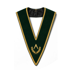 Stylish Lightweight Silk Masonic Collar Simple Formal Design for Ceremony Wear Meetings Events and Everyday Collection - Product Image 1