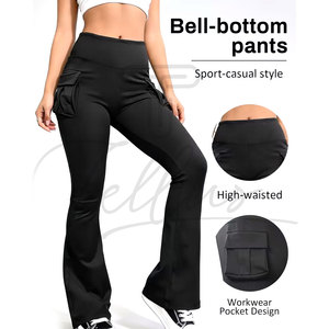 Leggings de Yoga para Mujer, Cintura Alta Elástica, Spandex/Poliéster, Ligeros, Estampados, Largos, Opciones de Logotipo Personalizado, Venta al Por Mayor - Product Image 3